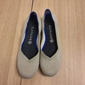 Rothy's | Shoes | Rothys Retired Flax Birdseye Gray The Flat Slip On ...